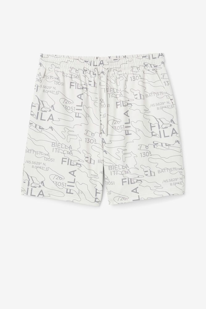 Fila Shorts Herre Hvide Decklan AZN-346087